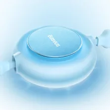 Кабель Baseus Bright Mirror 2 Series Retractable 3-in-1 Fast Charging Data Cable USB to Lightning+Type-C+MicroUSB 3.5А 1.1m Блакитний