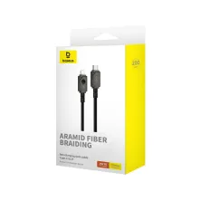 Кабель Baseus Unbreakable Series Fast Charging Data Cable Type-C to Lightning PD 20W 2m Чорний
