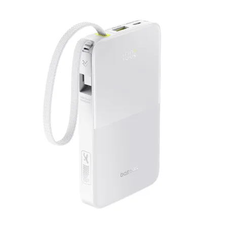 УМБ Baseus EnerFill FC51 Bipow2 Pro 10000mAh 22.5W 2.4A з технологією QC3.0+PD3.0 та Type-C кабелем 22.5W Білий