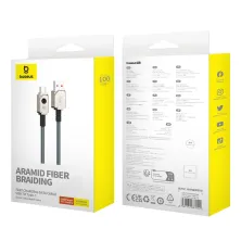 Кабель Baseus Unbreakable Series Fast Charging Data Cable USB to Type-C 100W 20V 5A 1m Серый