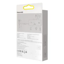 USB-хаб Baseus 5in1 Lite Series 5-Port Type-C HUB Adapter Type-C to USB3.0*3, Type-C(PD)*1, 4KHDMI Чорний