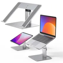 Підставка для ноутбука Baseus Metal Adjustable Laptop Stand Сріблястий