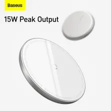 Бездротовий зарядний пристрій Baseus Simple Mini Magnetic з функцією MagSafe і Qi 15W Білий