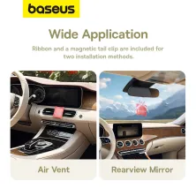 Ароматизатор в машину Baseus Margaret Car Air Freshener з ароматом Neon Garden Рожевий