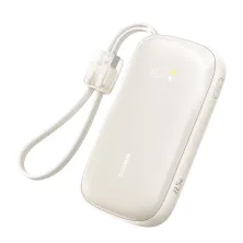 УМБ Baseus EnerFill FC21 Qpow 3 Ultra 20000mAh 22.5W с технологией QC3.0+PD3.0 + Кабель Type-C to Lightning Серебристый