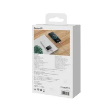 УМБ Baseus Star-Lord Digital Display 20000mAh 22.5W с технологией QC3.0+PD3.0 2USB+Type-C + Кабель USB to Type-C Белый