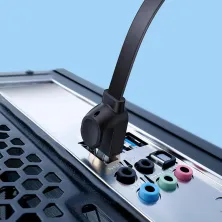 Кабель Baseus High Speed RJ45 Gigabit Network Cable Ethernet Плоский 15m Черный