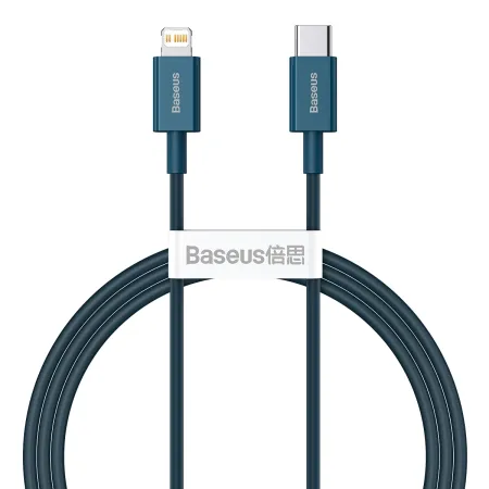 Кабель Baseus Superior Series Fast Charging Data Cable Type-C to Lightning PD 20W 1m Синій