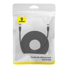 Кабель Baseus High Speed CAT7 Seven Types RJ45 10Gigabit Network Cable Ethernet Круглый 10m Черный