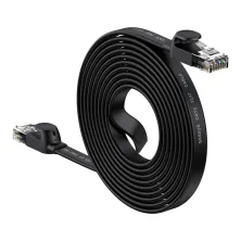 Кабель Baseus High Speed RJ45 Gigabit Network Cable Ethernet Плоский 10m Черный