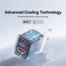 Сетевое зарядное устройство Baseus Cube Fast Charger QC3.0+PD3.0 30W USB+Type-C 3A Белый