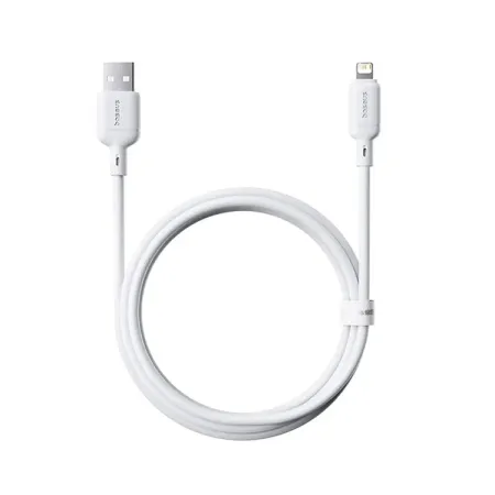 Кабель Baseus Silky Series Fast Charging Data Cable USB to Lightning 2.4A 1m Белый