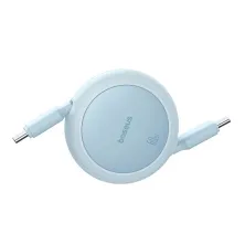 Кабель Baseus Free2Pull Mini Charging Data Cable Type-C to Type-C 60W 1m Голубой
