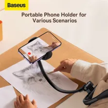 Держатель для телефона на шею Baseus ComfortJoy Series Neck Phone Holder Черный