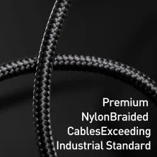 Кабель Baseus Display Series Fast Charging Data Cable USB to Type-C 66W 11V 6A 2m Чорний