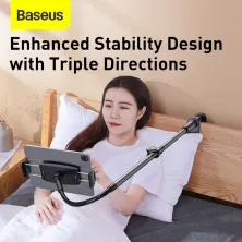 Тримач для телефона і планшета Baseus Otaku Life Rotary Adjustment Lazy Holder Сірий