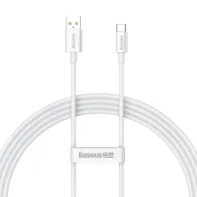 Кабель Baseus Superior Series Fast Charging Data Cable USB to Type-C 100W 20V 5A 1.5m Білий