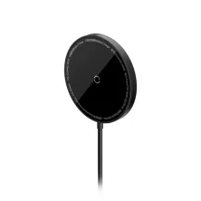 Бездротовий зарядний пристрій Baseus Simple Mini3 Magnetic з функцією MagSafe і Qi 15W Чорний
