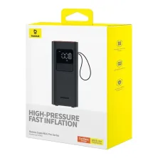 Автокомпрессор универсальный Baseus SuperMini Pro аккумуляторный 4000mAh 50W Черный