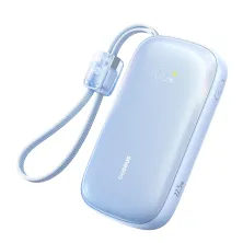 УМБ Baseus EnerFill FC21 Qpow 3 Ultra 20000mAh 22.5W с технологией QC3.0+PD3.0 + Кабель Type-C to Lightning Голубой