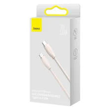 Кабель Baseus Jelly Liquid Silica Gel Fast Charging Data Cable Type-C to Lightning PD 20W 1.2m Рожевий