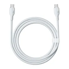 Кабель Baseus Pudding Series Fast Charging Data Cable Type-C to Type-C 100W 20V 5A 1.2m Білий