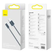 Кабель Baseus Dynamic Series Fast Charging USB to Lightning 2.4A 2m Серый