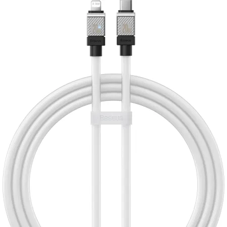 Кабель Baseus CoolPlay Series Fast Charging Data Cable Type-C to Lightning PD 20W 1m Білий
