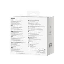 Бездротові Bluetooth навушники Baseus Bowie EZ10 True Wireless TWS Earphones Білий