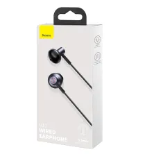 Наушники Baseus Encok H19 Wired Earphone 3.5mm Черный