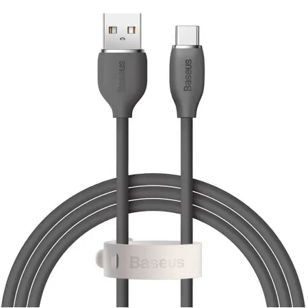 Кабель Baseus Jelly Liquid Silica Gel Series Fast Charging Data Cable USB to Type-C 100W 20V 5A 1.2m Черный