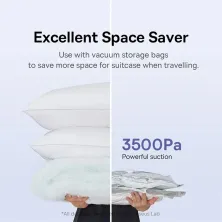 Портативний аккумуляторный насос Baseus PocketGo Portable Air Pump 1600mAh с фонариком Белый