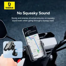 Тримач телефона на велосипед Baseus GoTrip Series Bike Phone Mount Чорний