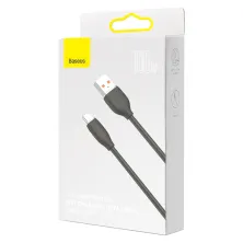 Кабель Baseus Jelly Liquid Silica Gel Series Fast Charging Data Cable USB to Type-C 100W 20V 5A 1.2m Черный