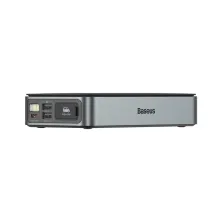 Пускозарядное устройство Бустер Baseus Super Energy Pro+ Car Jamp Starter 3in1 12V 12000mAh 1200A с функцией Павербанка 100W 5V/3A и LED фонарика Черный