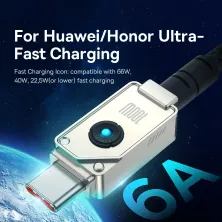 Кабель Baseus Unbreakable Series Fast Charging Data Cable USB to Type-C 100W 20V 5A 1m Серый