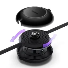 Кабель Baseus Bright Mirror 2 Series Retractable 3-in-1 Fast Charging Data Cable Type-C to Lightning+Type-C+MicroUSB 100W 1.1m Черный
