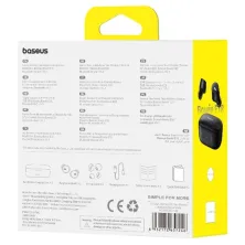 Бездротові Bluetooth навушники Baseus Bowie E18 True Wireless TWS Earphones Чорний