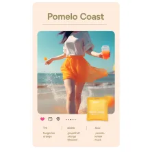 Ароматизатор в машину Baseus Margaret Car Air Freshener з ароматом Pomelo Coast Жовтий