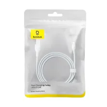 Кабель Baseus Pudding Series Fast Charging Data Cable USB to Lightning 2.4A 2m Белый