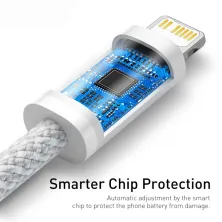 Кабель Baseus Dynamic Series Fast Charging Data Cable Type-C to Lightning PD 20W 2m Білий