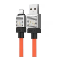 Кабель Baseus CoolPlay Series Fast Charging Cable USB to Lightning 2.4A 2m Помаранчевий