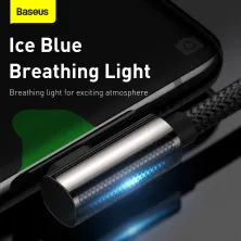 Кабель Baseus Legend Series Elbow Fast Charging Data Cable Type-C to Type-C 100W 20V 5A 1m Чорний