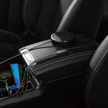 Кабель станція для зарядки Baseus Car Sharing Charging Station 6-in-1 USB to Lightning+Type-C+MicroUSB 3А 1m Чорний