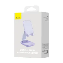 Підставка для телефону настільна Baseus Seashell Series Folding Phone Stand Фіолетовий