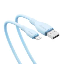 Кабель Baseus Pudding Series Fast Charging Data Cable USB to Lightning 2.4A 2m Голубой