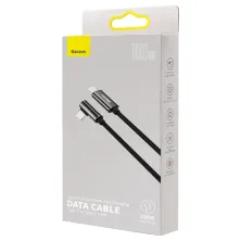 Кабель Baseus Legend Series Elbow Fast Charging Data Cable Type-C to Type-C 100W 20V 5A 1m Чорний