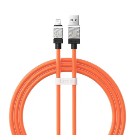 Кабель Baseus CoolPlay Series Fast Charging Cable USB to Lightning 2.4A 1m Помаранчевий