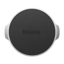 Автодержатель для телефона магнитный Baseus Small Ears плоский на торпедо Серебристый