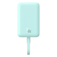 УМБ Baseus Magnetic Mini Wireless Fast Charge 10000mAh 30W 3A QC3.0+PD3.0 з функцією MagSafe та Qi 15W і Type-C 30W кабелем Блакитний